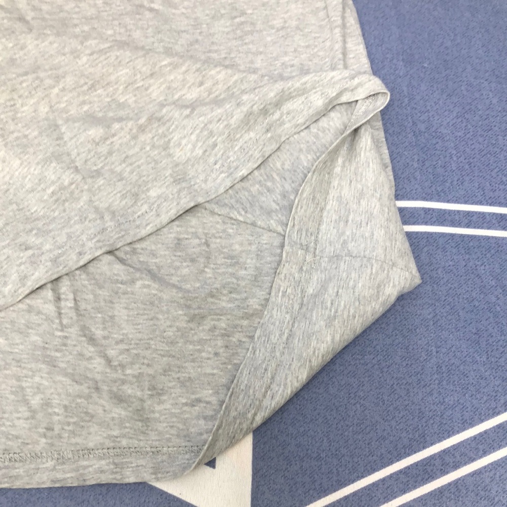 Heather Gray Short Sleeve Crew Neck Tee - Picture 4 of 5